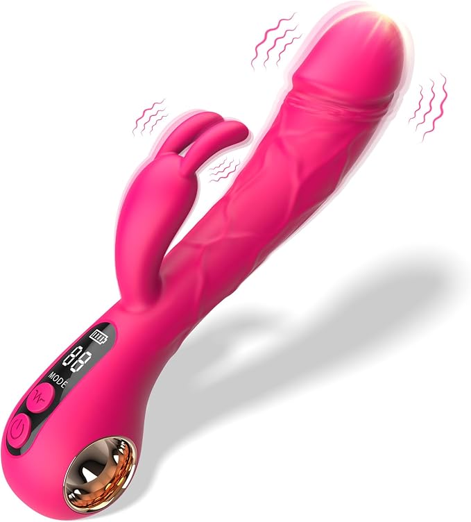 Potente vibrador de conejo para mujer, estimulador del clítoris del punto G