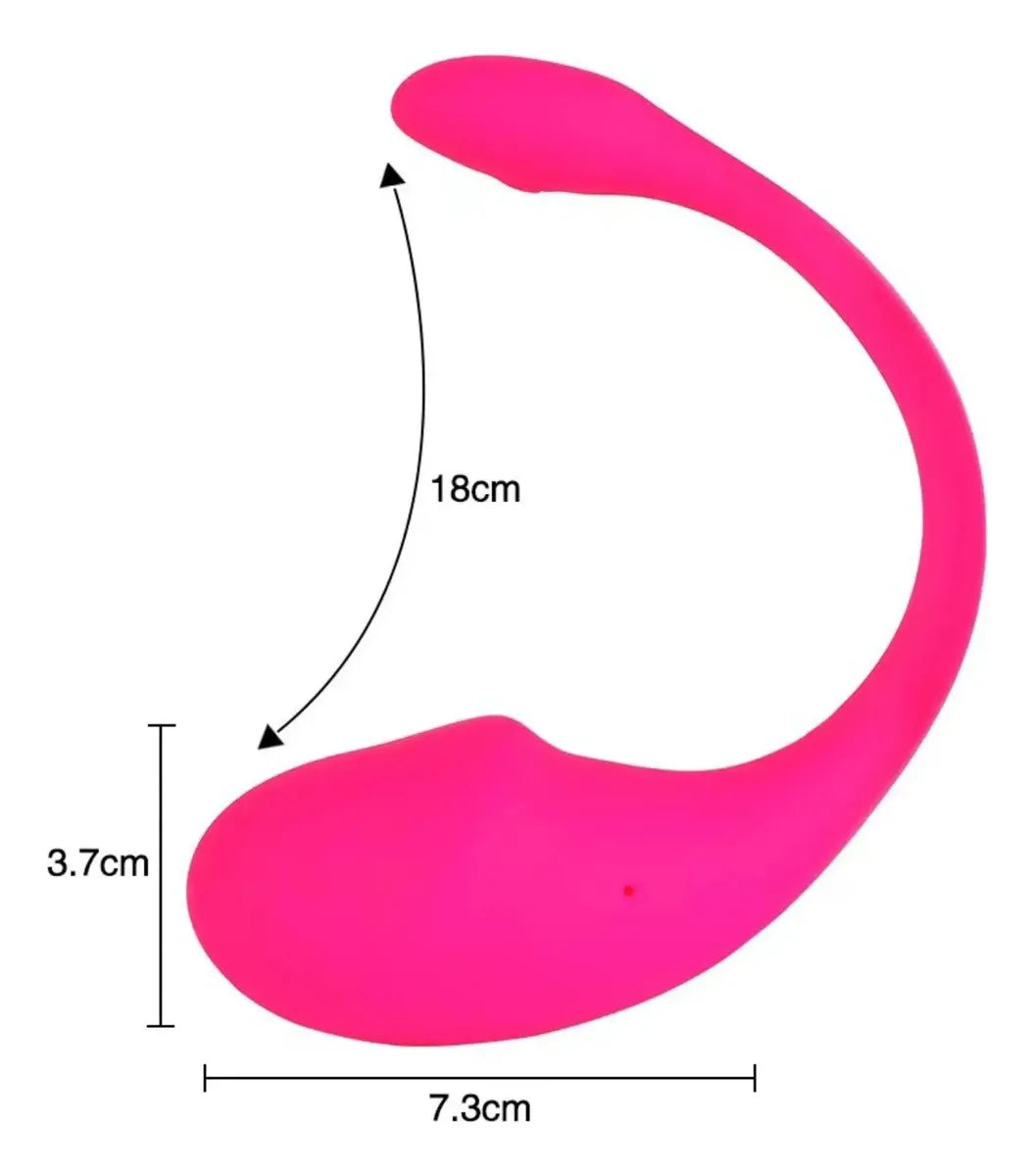 Estimulador Vibrador Intimo Multifrecuencia Bluetooth Rosa